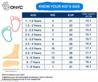 size chart kids flip-flops